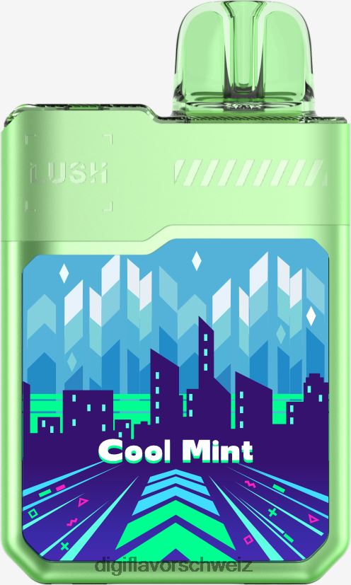 Digiflavor Geekvape Disposable - Digiflavor Geekbar LUSH Einwegartikel frische Minze 2DN86B10