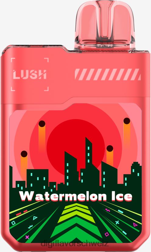 Digiflavor Schweiz - Digiflavor Geekbar LUSH Einwegartikel Wassermeloneneis 2DN86B1